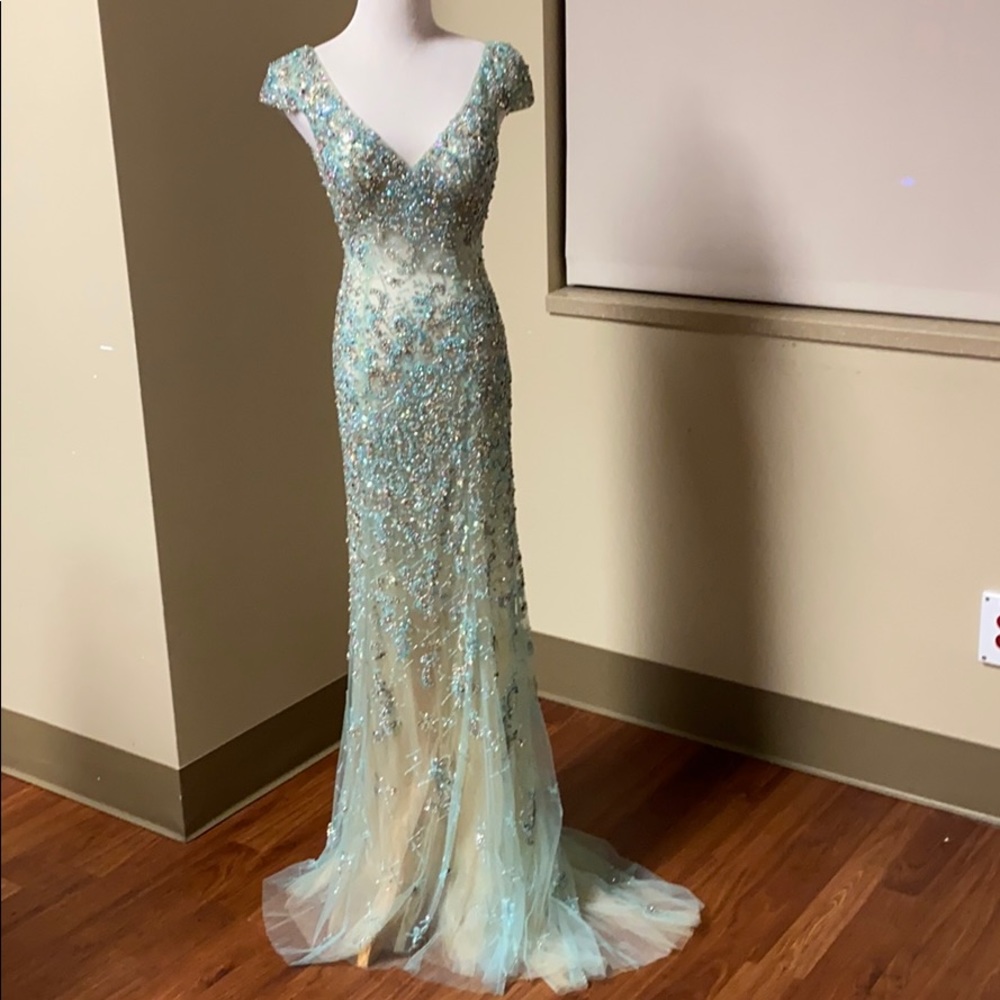 Tony Bowls evening gown Prom pageant Style 114C11